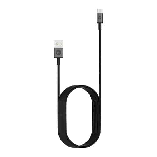 Mophie Premium USB-C to A Braided Ultra Durable USB2.0 FAST Charge & Sync Cable 2M Black